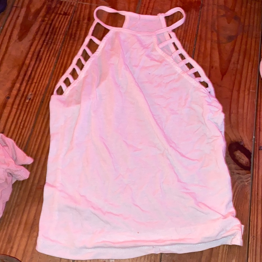 white tank top